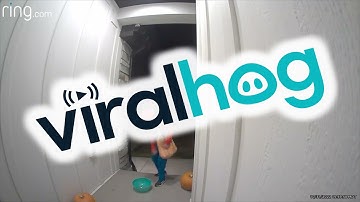 Generous Trick or Treater Puts His Own Candy into Empty Bowl || ViralHog