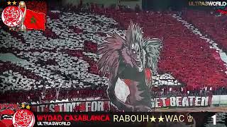 تيفو الوداد (هدف الكرتي على الترجي )يحتل الرتبة الأولى عالميا? في تصنيف موقع Ultras_world ?⚫?