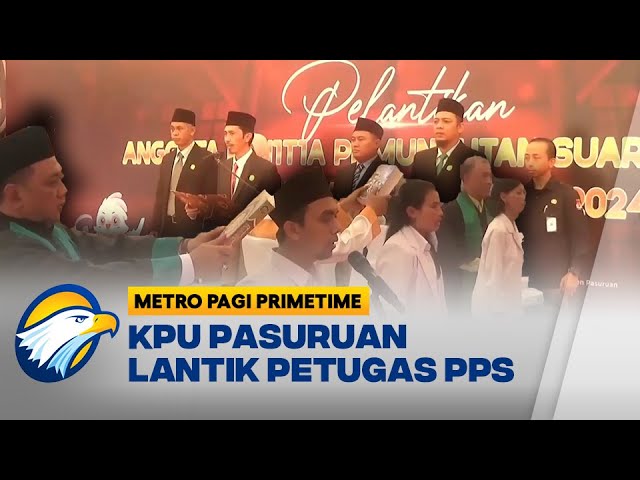 KPU Pasuruan Lantik 1.095 Anggota PPS untuk Hadapi Pemilu 2024 class=