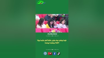 Tập huấn phổ biến, giáo dục pháp luật trong trường THPT #shorts #lamdongtv #news #thoisulamdong