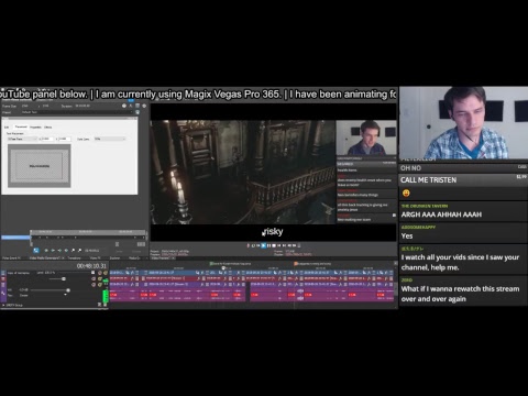 Neo edits some captions for the Resident Evil Randomizer video. - Neo edits some captions for the Resident Evil Randomizer video.