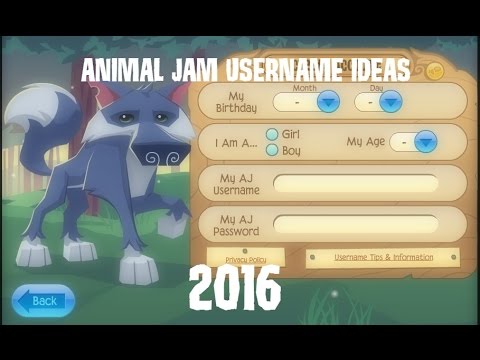 Animal jam username ideas 2018 Animal jam username ideas 2018