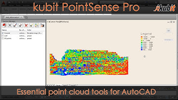 kubit PointSense Pro: Essential point cloud tools for AutoCAD