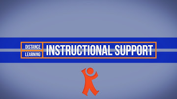 Distance Learning Instructional Support