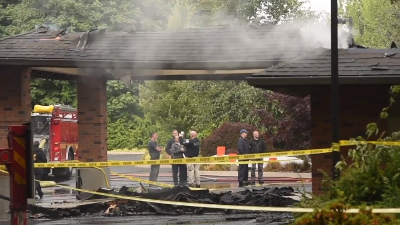 Church fire in Olympia, Washington YouTube