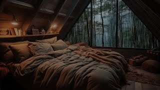 Rain Sounds for Sleeping - Heavy Rain and Thunder in The Forest for Stress Relief, Meditation, Sleep