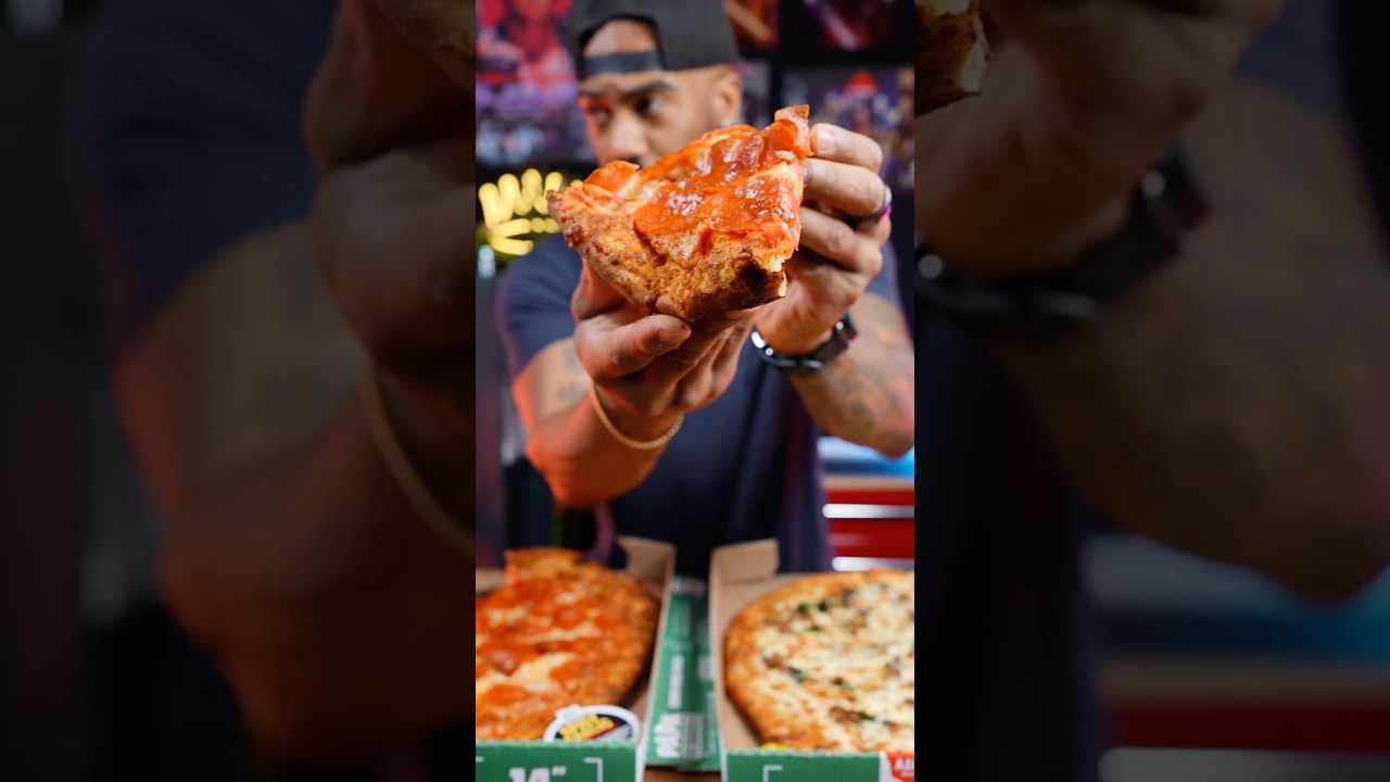 Papa John’s New Garlic 5-Cheese Crust Pizza