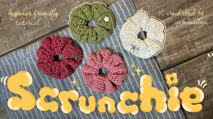 Easy Crochet Scrunchie Tutorial for Beginners