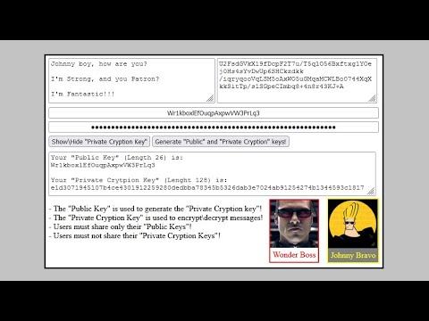 100% JavaScript End-to-end Cryption (E2EC) a.k.a End-to-end Encryption (E2EE)