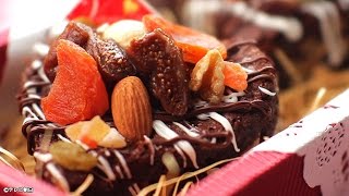 生チョコ食感♪ドライフルーツのナッツブラウニーRaw chocolate mouthfeel♪ Nuts Brownies of dried fruit(1)【うるおいレシピ】