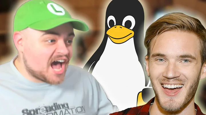 Pewdiepie is a Linux user!!