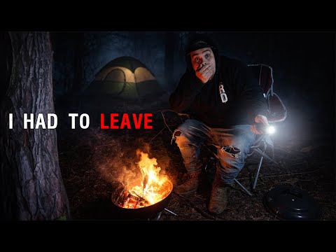Solo Camping Alone — I Didn’t Make It Through the Night!
