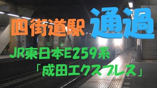 【鉄道動画】《特急通過》四街道駅 JR東日本E259系「成田エクスプレス」[2019/01/12]