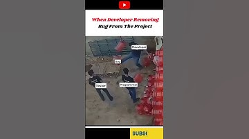when Developer Removing bugs from the project.  #funny #webprogramming #codingmemes #memes