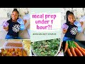 WEEKLY BUDGET MEAL PREP FOR WEIGHT LOSS | COOK WITH ME | SOUTH AFRICAN STAPLES |  VLOG