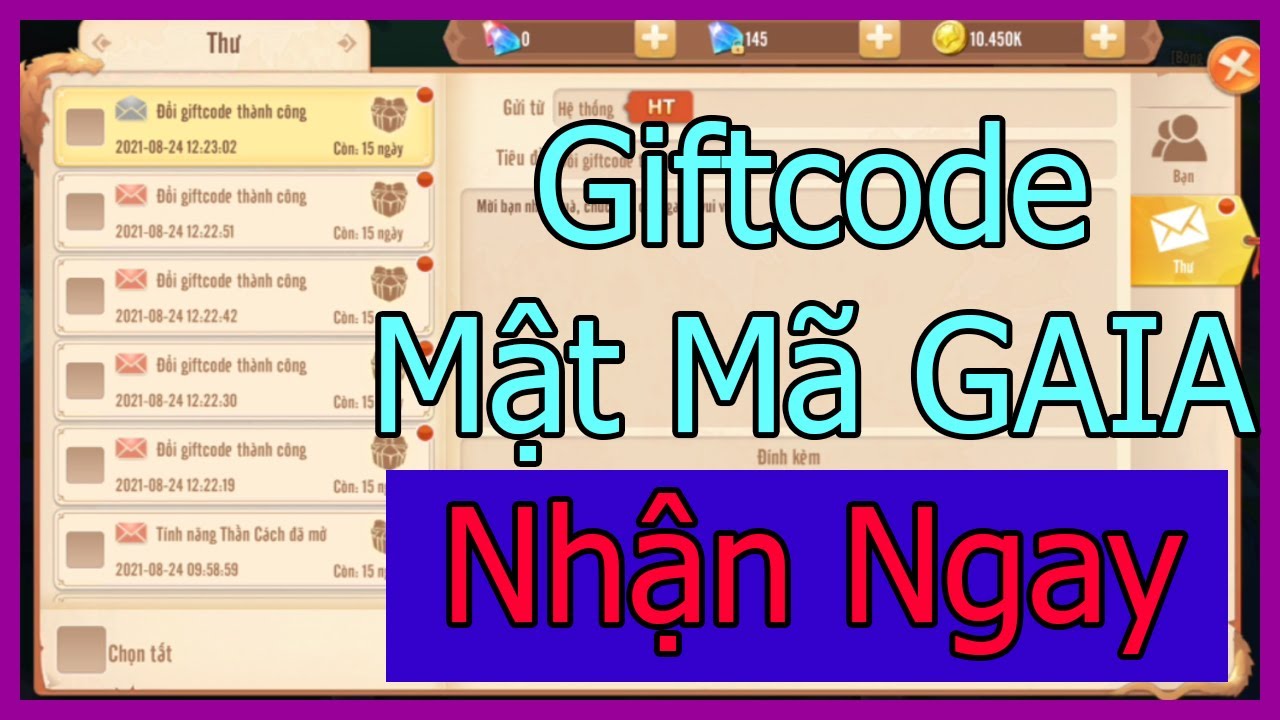 5 Giftcode Mật Mã Gaia: Share Full Code Và Hướng Dẫn Nhập - Youtube