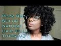 Perm Rod Set on Natural Hair (Full Tutorial)