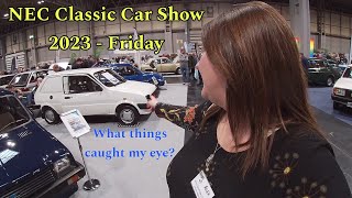 Friday @ The NEC Classic Car Show 2023 !