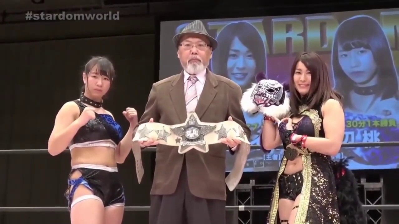紫雷イオ Io Shirai vs. 渡辺桃 Momo Watanabe Wonder Of Stardom Title Match(2018-Feb-18)