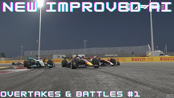 New Improved AI - F1 22 Overtake Compilation #1