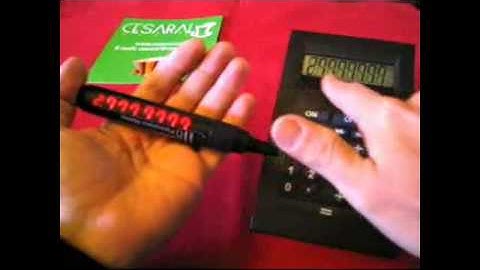 Cesaral ESP Calculator by Cesar Alonso  - magictricks.co.uk