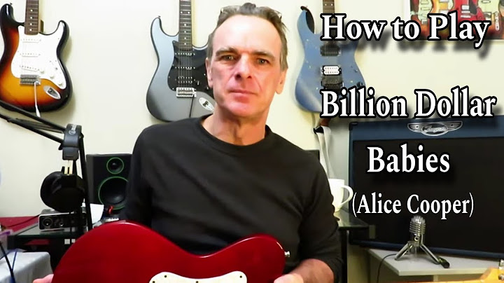 Billion Dollar Babies Guitar version - Guitar performance video thumbnail