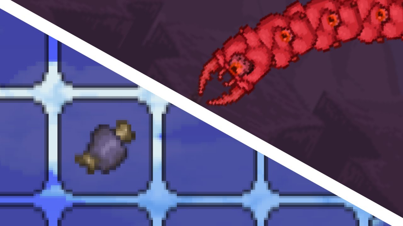 Modded Terraria but I beat a fleshy worm to death - YouTube