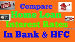 Watch Home Loan Interest Comparison before taking Home Loan 