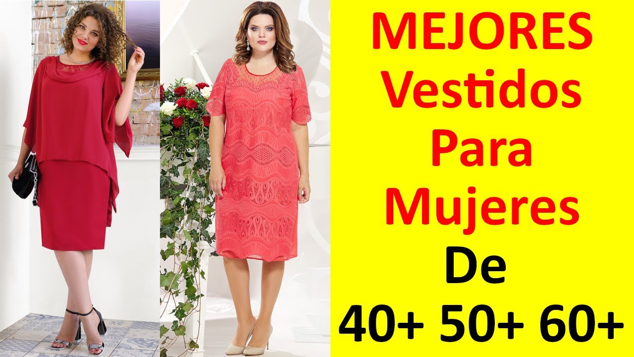 Dresses Women OVER 40+ 50+ 60+ - YouTube