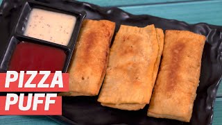 Pizza Puff | पिज़्ज़ा पफ की फटाफट से बनने वाली रेसिपी | McDonalds Style Pizza Puff Recipe |