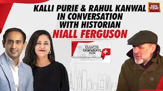 Kalli Purie & Rahul Kanwal In Conversation With Noted Historian Niall Ferguson On A World At War