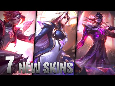 ALL 7 NEW BROKEN COVENANT SKINS & SPLASH ARTS - League of Legends