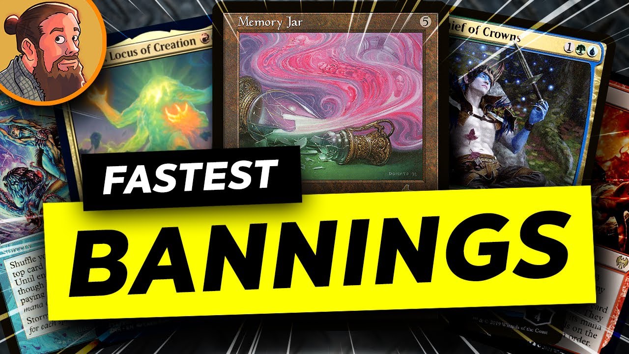 fastest banned cards mtg Magic: The Gathering 10 Specific Reasons Were The Fastest Bannings in the