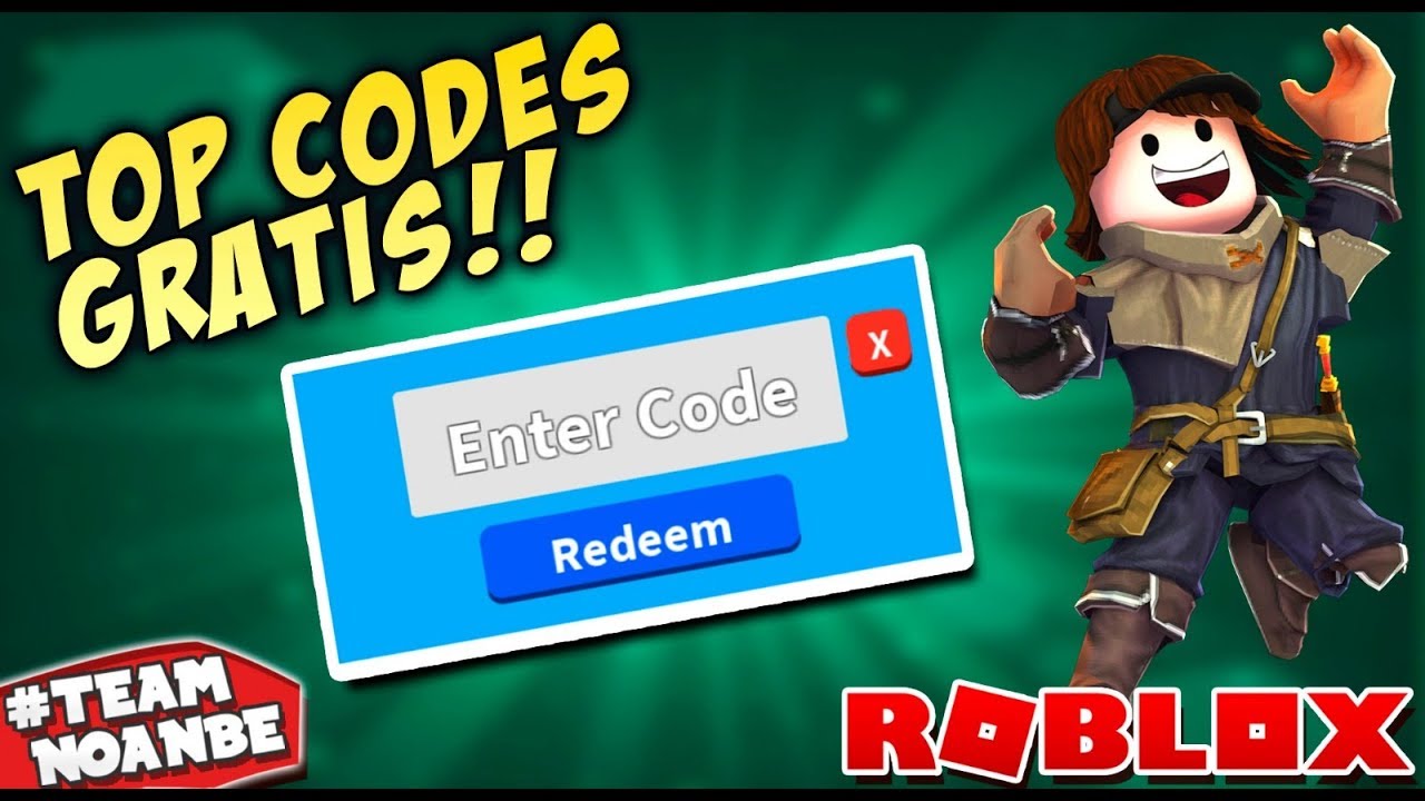 Top Codes De Roblox Gratis En Los Mejores Juegos De Roblox Youtube