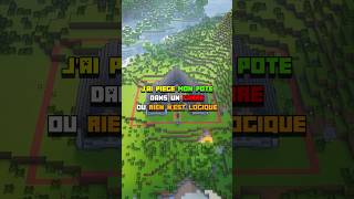 Il doit TROUVER les 4 ERREURS dans ce CARRÉ ROUGE sur MINECRAFT  #minecraft #shorts