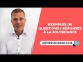 Exemples de questions  rponses dune soutenance de mmoire