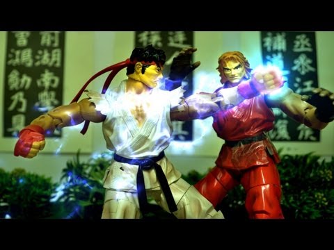 Street Fighter Stop Motion - Ryu VS Ken 龍與肯