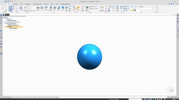 How to make a Sphere In Solid Edge (Tutorial)