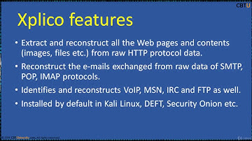 CEH8-5 Xplico   Network Forensic Analysis Tool