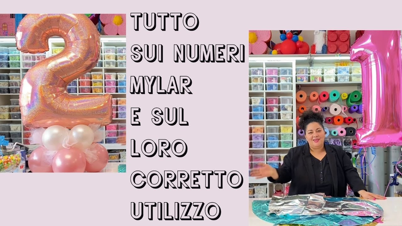 Numero 3 tre, fatto di palloncino di elio gonfiabile dorato. Gold