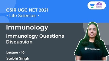Immunology Questions Discussion | Immunology | CSIR UGC NET 2021 | By Surbhi Singh