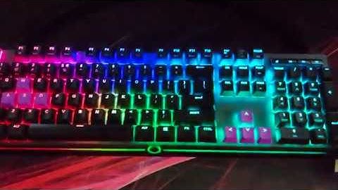 Cooler Master MK750 Mechanical Keyboard RGB Lighting and Sound