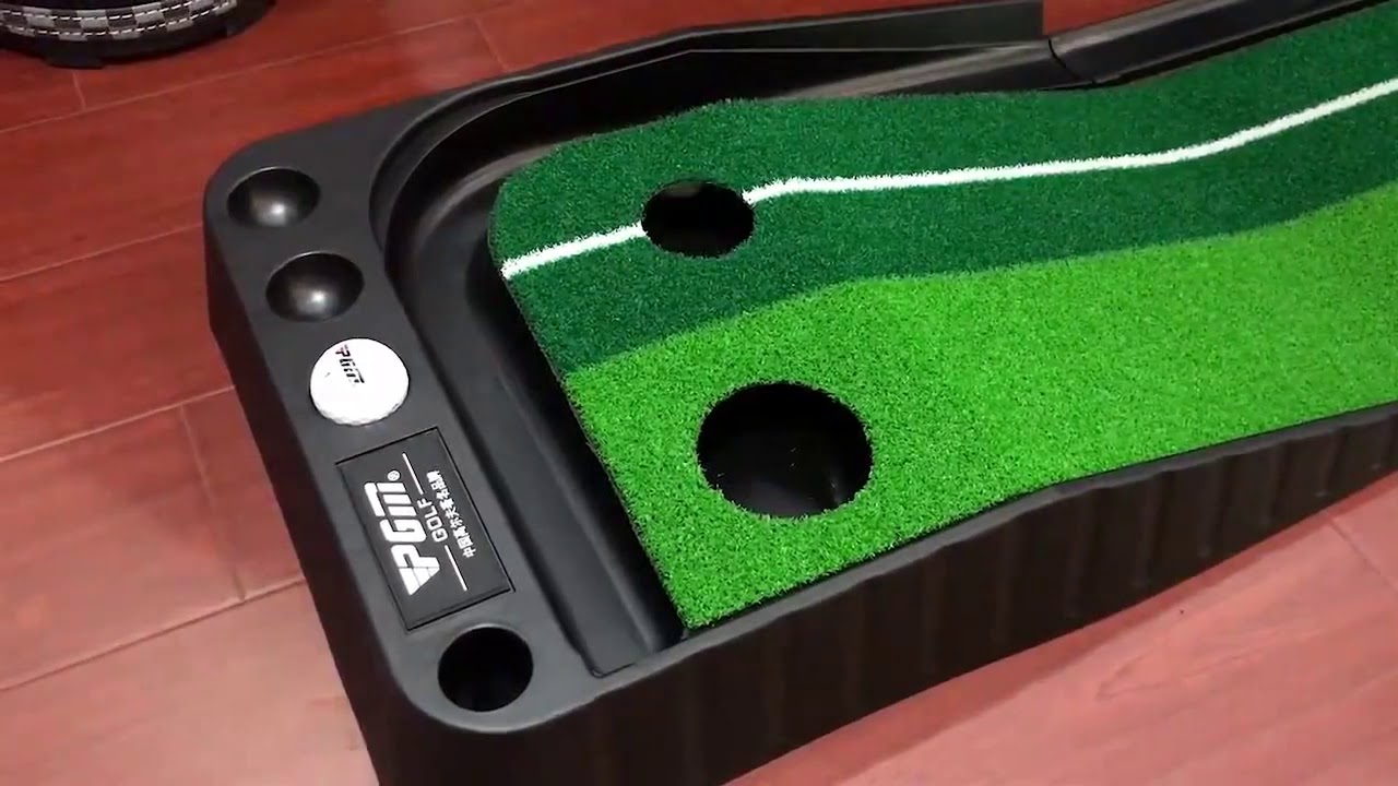 Indoor golf putting green practice mat YouTube