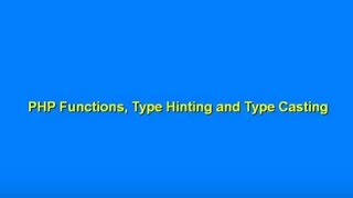 PHP Typehinting,Typecasting and return type Profile