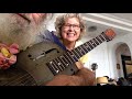 Slide guitar lesson in open d messiahsez shows how to play blues bo diddley beat guitar lesson