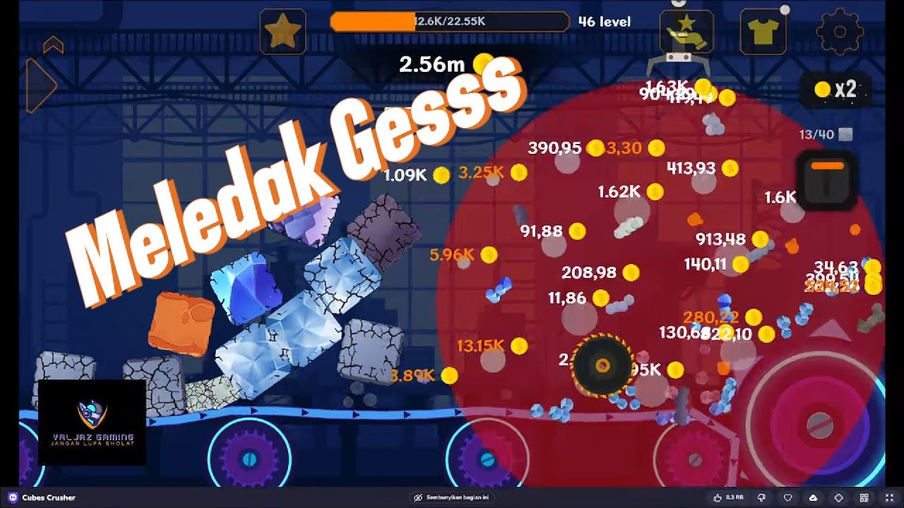 Adek Demes Jadi Juragan Batu Bacan Gess, Cube Crusher !!! (Valjaz Gaming)