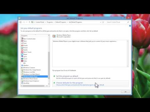 Set Windows Media Player as default player for audio files
