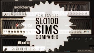 Soldano SLO 100 Tested - AxeFX III vs Helix vs Fender TMP vs Neural DSP vs Mercuriall vs Nemrbini