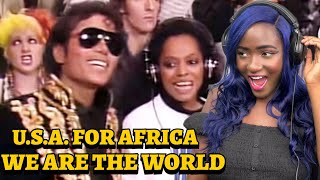 BITTERSWEET!! | U.S.A. For Africa - We Are the World | SINGER REACTION