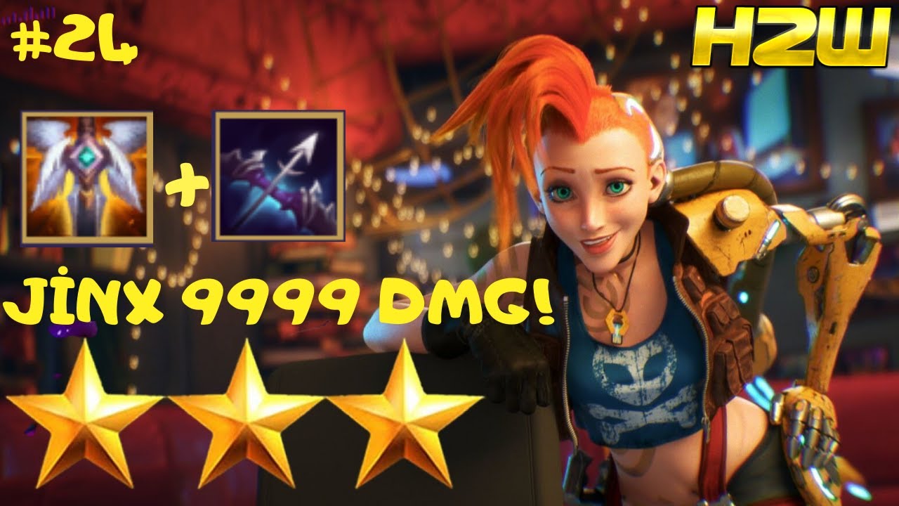 3 STAR JINX ⭐⭐⭐! 9999 DMG ! | TFT | Teamfight Tactics Galaxies - YouTube